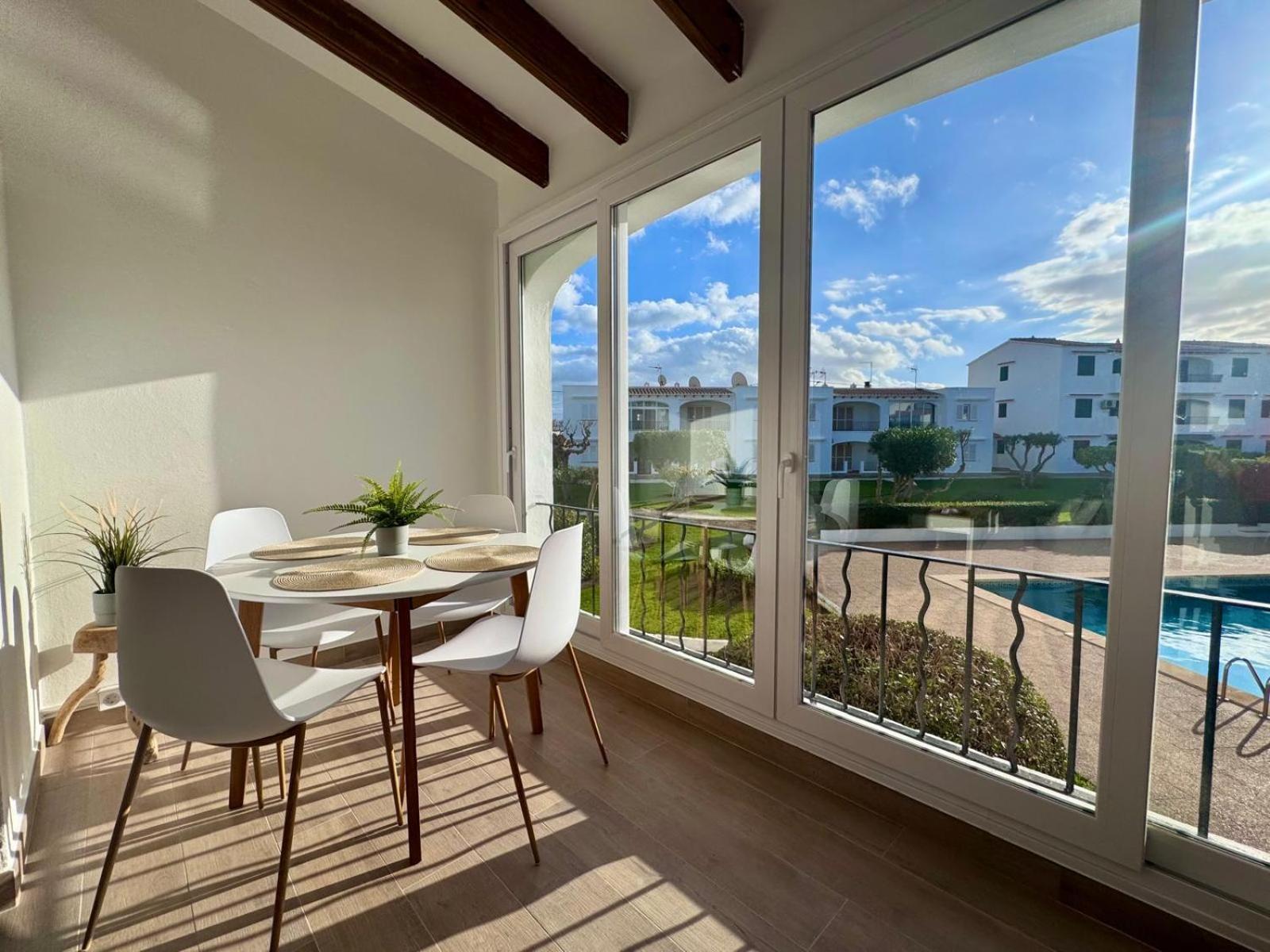 Precioso Apartamento Residencial Con Piscina Cala En Porter  Ngoại thất bức ảnh