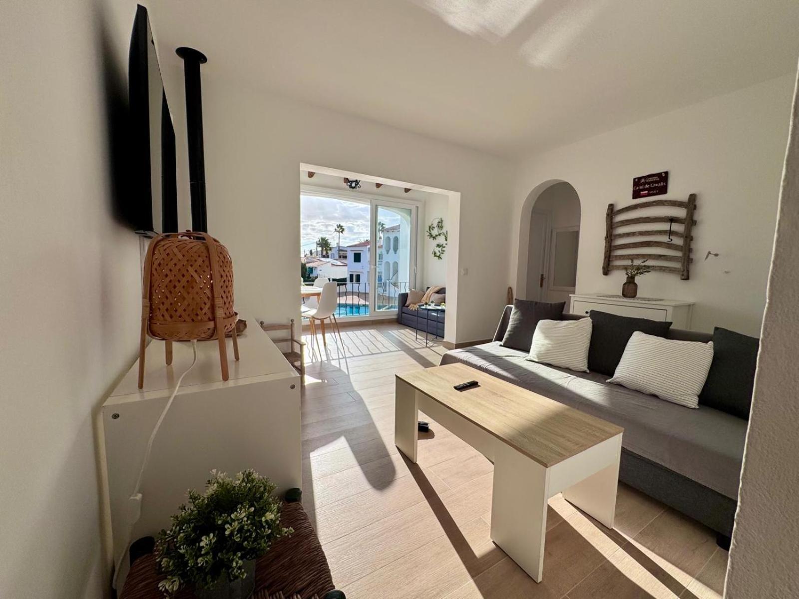 Precioso Apartamento Residencial Con Piscina Cala En Porter  Ngoại thất bức ảnh